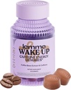 Lemme Wake Up Caffeine Energy Gummies, 80mg de Cafeină Per Serving, Extract de cafea, Flavor Cappuccino, Vegetarian & Gluten Free, 1 lună de aprovizionare (60 ct)