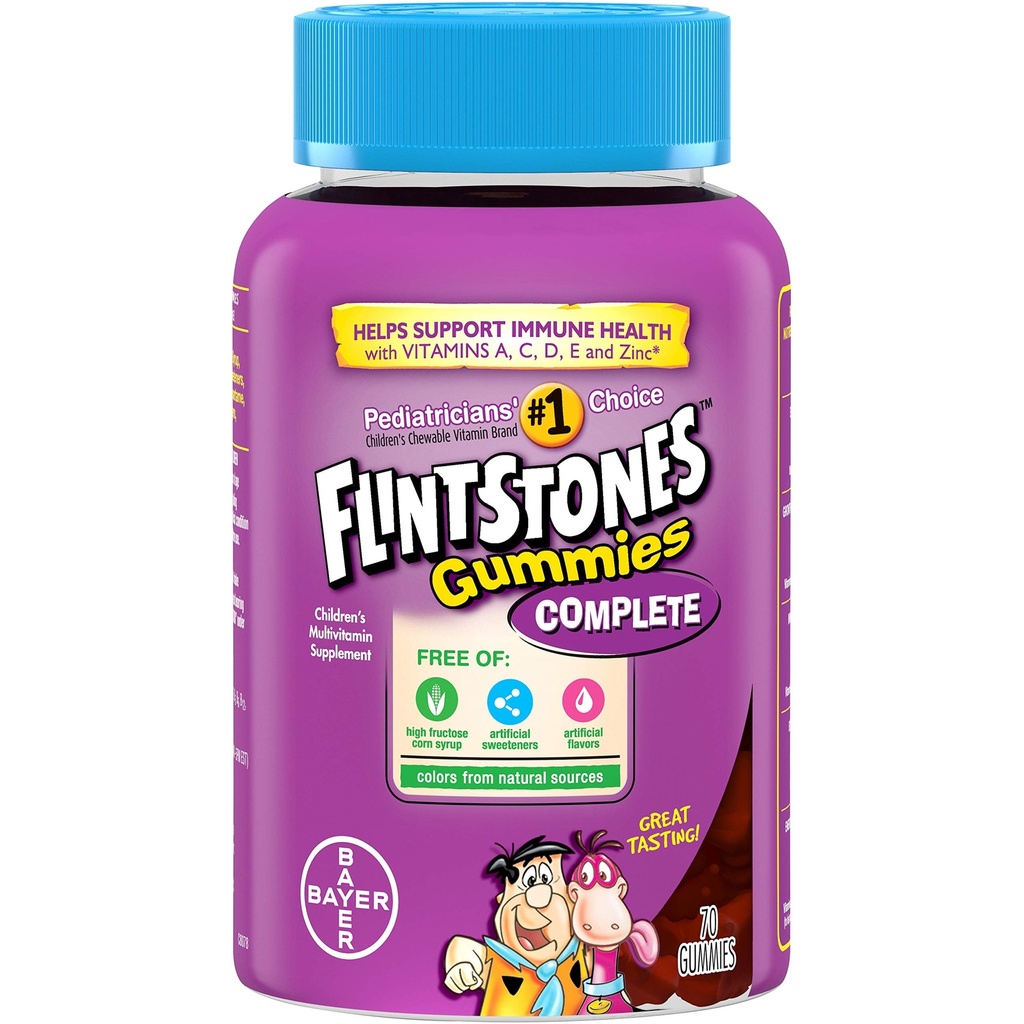 Flintstones Copiii complet Multivitamine Gummies, 70 Conte