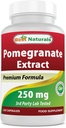 Cel mai bun extract de rodii naturale 250 mg 120 capsule