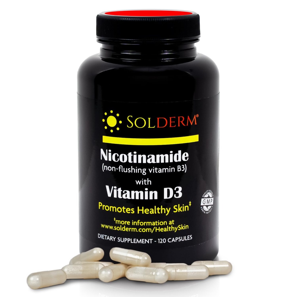 Nicotinamida Non-Flushing Vitamina B3 și D3 Supliment 