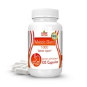 Capsule de Gumă Mastic Premium - Supliment de suport gastro-intestinal natural, 1000 mg per servire - 120 capsule (1 flacon)