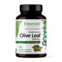 EMERALD LABS Marea Mediterană Olive Leaf 500mg - Gluten-Free, Vegan Olive Leaf Extract - Sprijină Piele, Imun & Heart Health - 60 Capsule vegetale (până la 60 de zile de aprovizionare)