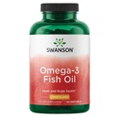 Swanson Omega 3 Suplimentul de ulei de pește Heart Brain și sprijin comun OMG-Free EFS 180 mg EPA Plus 120 mg DHA 150 capsule Softgel Lemon Flavor