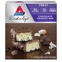 Atkins Endulge Chocolate Coconut Bar, Desert Favorite, High in Fiber, 1g Sugar, 5 Count
