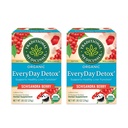 Medicamente tradiționale Organic EveryDay Detoxifiere Schisandra Berry Ceai Herbal, susține funcția hepatică sănătoasă (16 Conte (Pachet de 2))