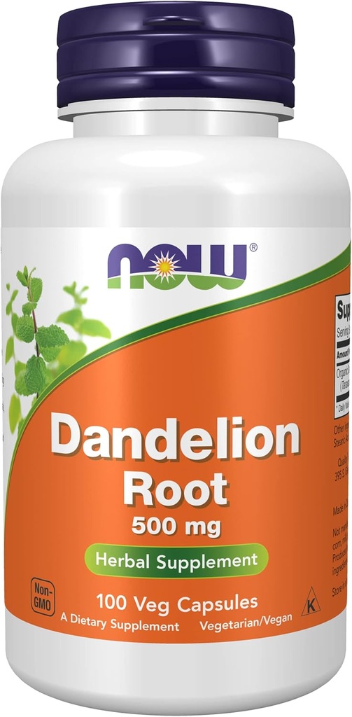 ACUM alimente Dandelion Root 500 mg Caps, 2 pk