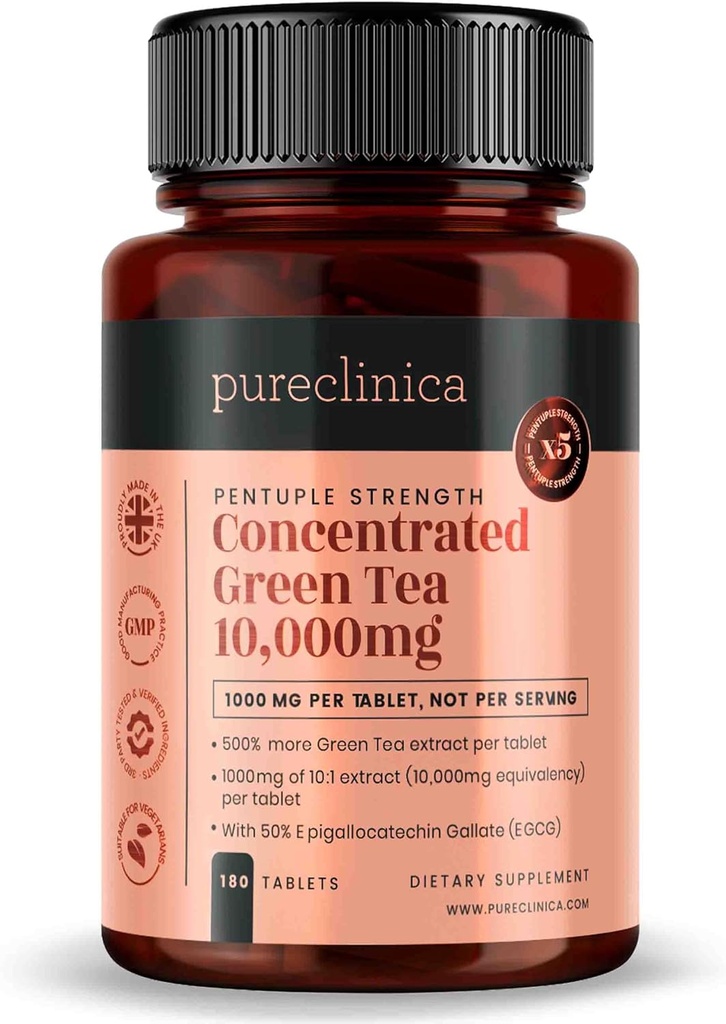 pureclinica Ceai verde concentrat 10.000mg x 180 comprimate