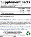 Pulbere de carbonat de calciu 1 Glicinat de magneziu 425 mg
