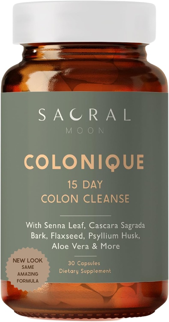 15 Day Colon Cleanse - Suport Digestiv pentru Curățare, Senna Leaf, Cascara Sagrada, Psyllium Husk, Flaxseed, Aloe Vera, Probiotice și mai mult.