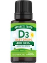 Adevărul naturii Vitamina D scade pentru sugari 400 UI 