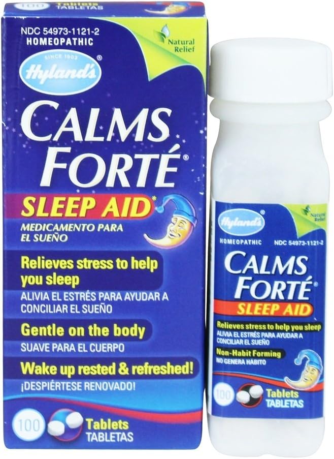 HYLANDS calmează Forte Sleep Aid Tablets, 100 CT
