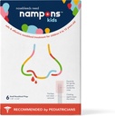 Nampons Kids Nosebleed Stoppers - 6 Ușor de utilizat Bleed Stopper Kit pentru copii. Încrederea pediatrilor. Agent de complotare hipoalergic opreşte sângerarea nasului rapid pe contact. Sigur și fără durere