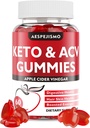 Keto ACV Gummies - Apple Cidru Oţet Gumries cu B12 pentru energie & Wellness, 1500mg, Sprijină Ketoza, pentru femei şi bărbaţi, Vegan, Gluten-Free, 60 Gumies