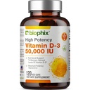 biofix Vitamina D-3 10000 UI High-Potency 120 Softgels - High-Potency non-GMO Soy-Free Susţine sănătatea imună a oaselor puternice