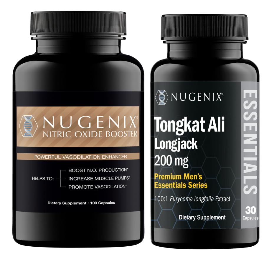 Nugenix Nitriți Oxid Booster și Tongkat Ali Suplimente pentru bărbați