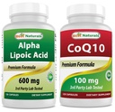 Cel mai bun natural alpha Acid lipoic 600 mg & COQ10 100 mg
