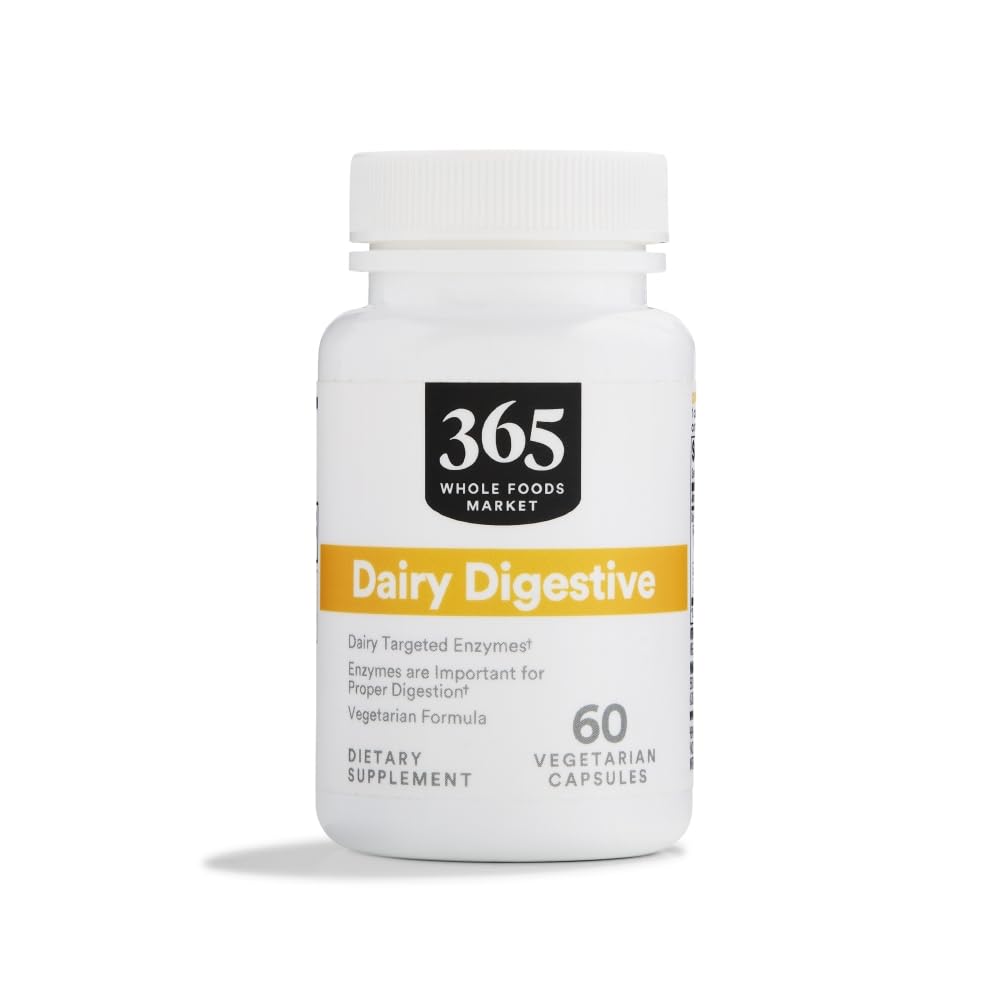 365 by Whole Foods Market, Dairy Digestive Enzimes, 60 Count