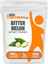 BulkSupplements.com Bitter Melon Extract pulbere - Bitter Melon Supliment, Bitter Gourd Extract - Herbal Supplement, Gluten gratuit, 750 mg pe Serving, 1kg (2,2 lbs) (Pachet de 1)