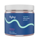 Flyby Electrolits Powder [No Adăugat Sugar: Natural îndulcit] Conține potasiu, AquaminTM Calciu & Magneziu, Sare de mare Sodiu, Spectrul complet 72 Minerale - Limonadă de căpșuni
