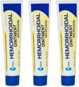 Durere hemoroidală Relief Ointment 2 oz (56g) Per Tube Hemoroizi tratament pentru acţionare rapidă mâncărime, Umflare, şi putere maximă de ajutor durere (3 ambalaj)