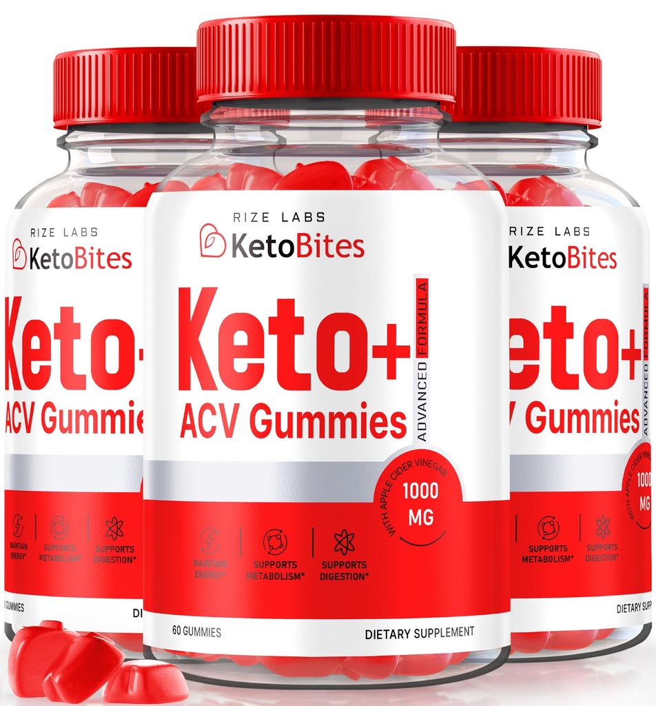laboratoare rize - Keto Bites ACV Gummies pentru pierderea in greutate avansata, Toate naturale Apple cidru de otet Supliment (180 gume)