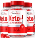 laboratoare rize - Keto Bites ACV Gummies pentru pierderea in greutate avansata, Toate naturale Apple cidru de otet Supliment (180 gume)