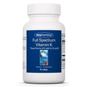 Grupul de cercetare pentru alergii cu spectru complet Vitamina K - Vitamina K1 și Suplimentul K2, Vitamina K Complex, MK-4, MK-7, Vitamina D3, Vitamina A - 90 Conte