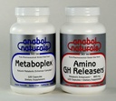 Anabol Naturals Meta GHR Stack: Metaboplex 120 capace, 600 mg și Amino GHREleaser120 capace, 800 mg