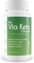 Pro Via Keto Cleanse - Help Elimina Toxinele si impuritatile - Plant-Based Natural Keto Cleanse cu suport probiotic - Suport Digestive Cleansing & Reducere Bloat Gut - Ajutor eliminarea si dezintoxicarea deseurilor