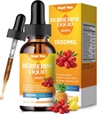 Berberine Supliment lichid picături - Berberine 1500mg cu Ceylon Scorțișoară, Bitter Melon, Banaba Leaf, Turmeric pentru Immune, Digestion System, Inima de sprijin, Natural Ananas aroma, 2 Fl Oz