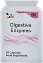 Enzime digestive Ved, Complex global de intoleranţă alimentară, ţinte Intoleranţe multiple inclusiv Gluten, Lactoză & Casein, 90 Capsule Vegan (45 zile de aprovizionare)
