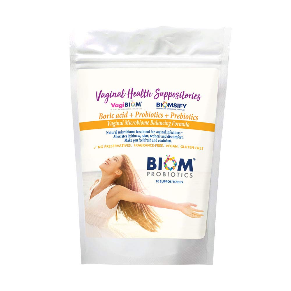 Biom Probiotice Prebiotice Acid boric Sa presupuneri . Feminin Health Probiotic pentru infectii si pH esentiale VEGAN,PARABEN-FREE (10)