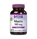 Bluebonnet Niacin 100mg Vitamina B3 Acid nicotinic - Heart Health Support for Women & Men* - Non-GMO, Vegan, Kosher, Gluten-Free, Soy-Free, Dairy-Free Flush Niacina Supliment - 90 Capsule vegetale