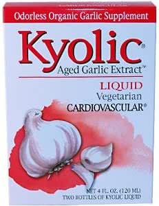 Wakunaga - Extract Kyolic, Aged Usturoi, Cardiovasculare, Lichid, 2 flacoane, 2 fl oz (120 ml) Fiecare
