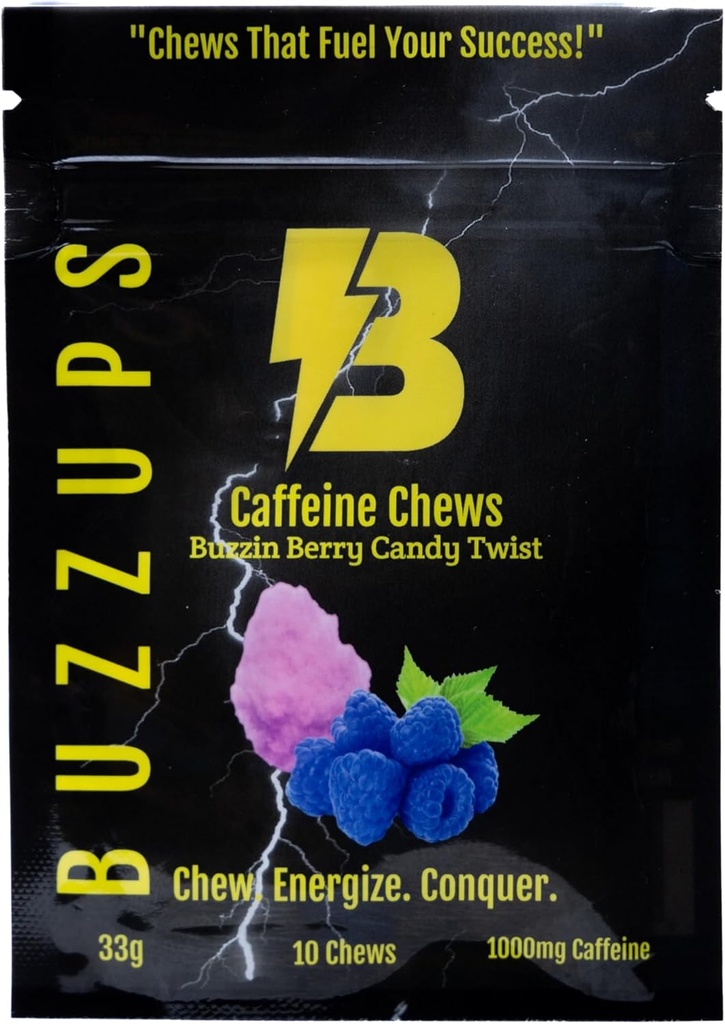 BuzzUps Caffeine Gummies 