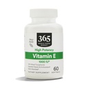 365 by Whole Foods Market, Vitamina E 1000 UI, 60 Count
