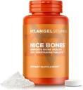 Vitamine Mt. Angel - Oase Nisa, susține sănătatea osoasă (250 comprimate vegetariene)
