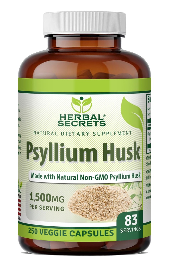 Secrete de plante Psyllium Husk Suplimentul 