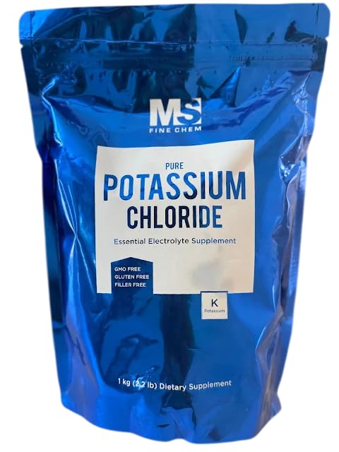 Pudră de clorură de potasiu, 1 KG/2.2lb(35 Ounce) 