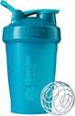 BlenderBottle Classic Shaker Sticla Perfect pentru Shake-uri de proteine și antrenament pre, 20-Ounce, Teal