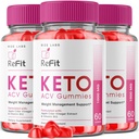 laboratoare rize - Refit Keto ACV Gumies pentru pierderea in greutate avansata cu cidru de mere Vinegar, Supliment, Ajuta la reducerea burta Fat, pentru puterea suplimentara (180 Gummies)