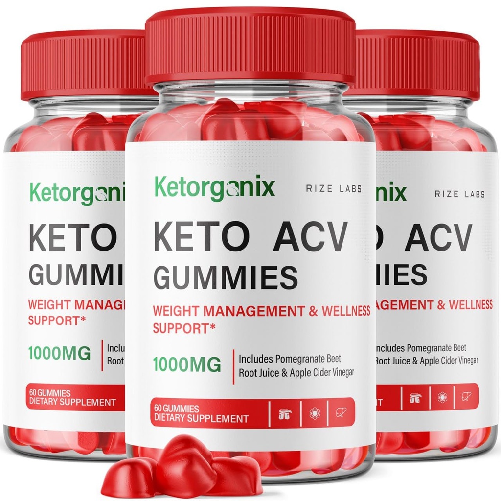 laboratoare rize Ketorganix Keto ACV Gumies pentru pierderea in greutate avansata Ketonganix Keto Gumies cu Apple Cider Otegar Supliment Belly Fat Gomitas Pastillas (180 Gummies) (Pachet de 3)