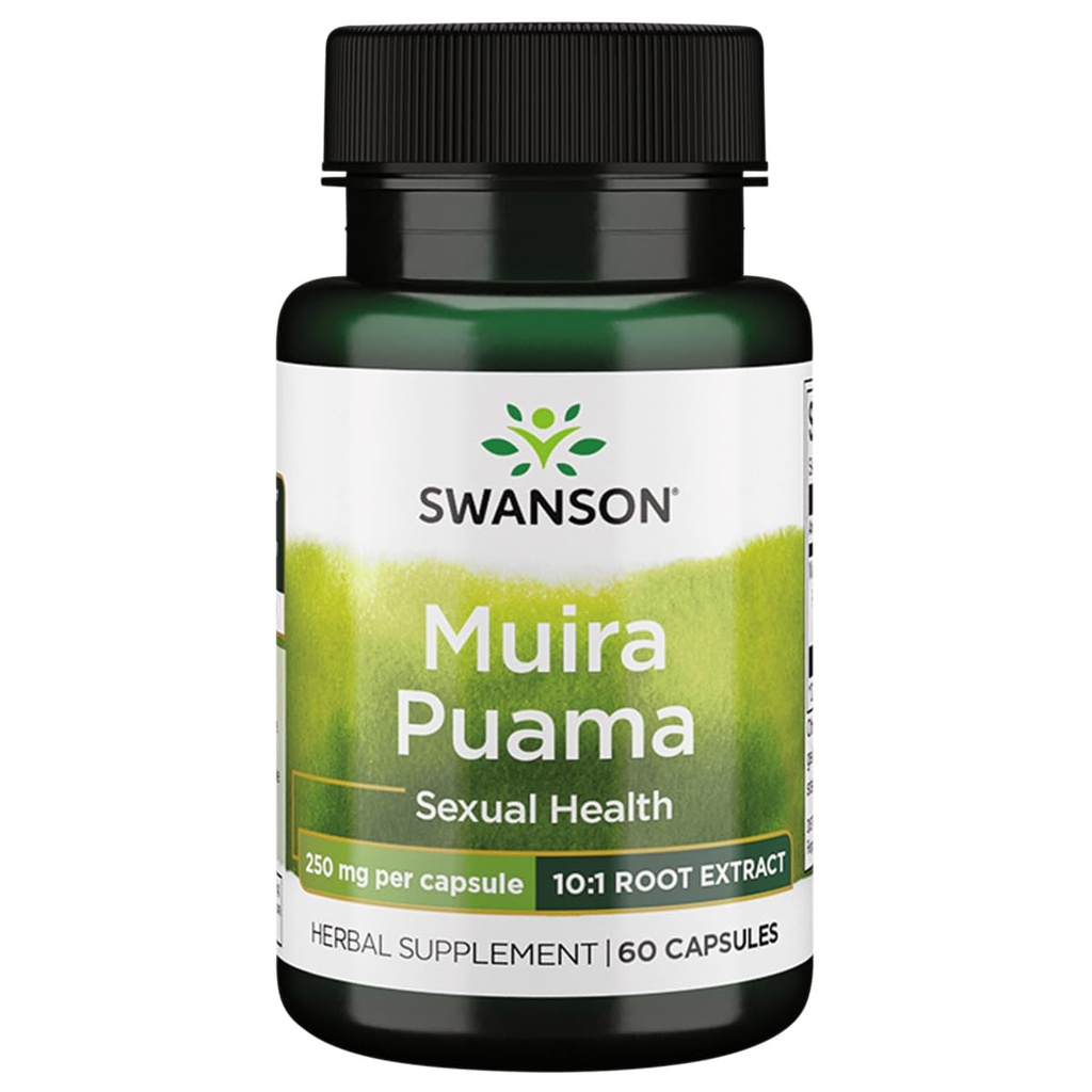 Swanson Muira Puama (10:1) 250 Milligrame 60 Capsule