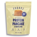 Clătite de proteine Mix & Proteine Vafe Mix de Phoros Nutritie, 30g de proteine, Carb scăzut, Proteină mare, Keto-Friendly, Proteina Whey, Ovăzuri întregi de cereale, Clătite Whole Wheat, Doar Adăugați apă (Lapte)