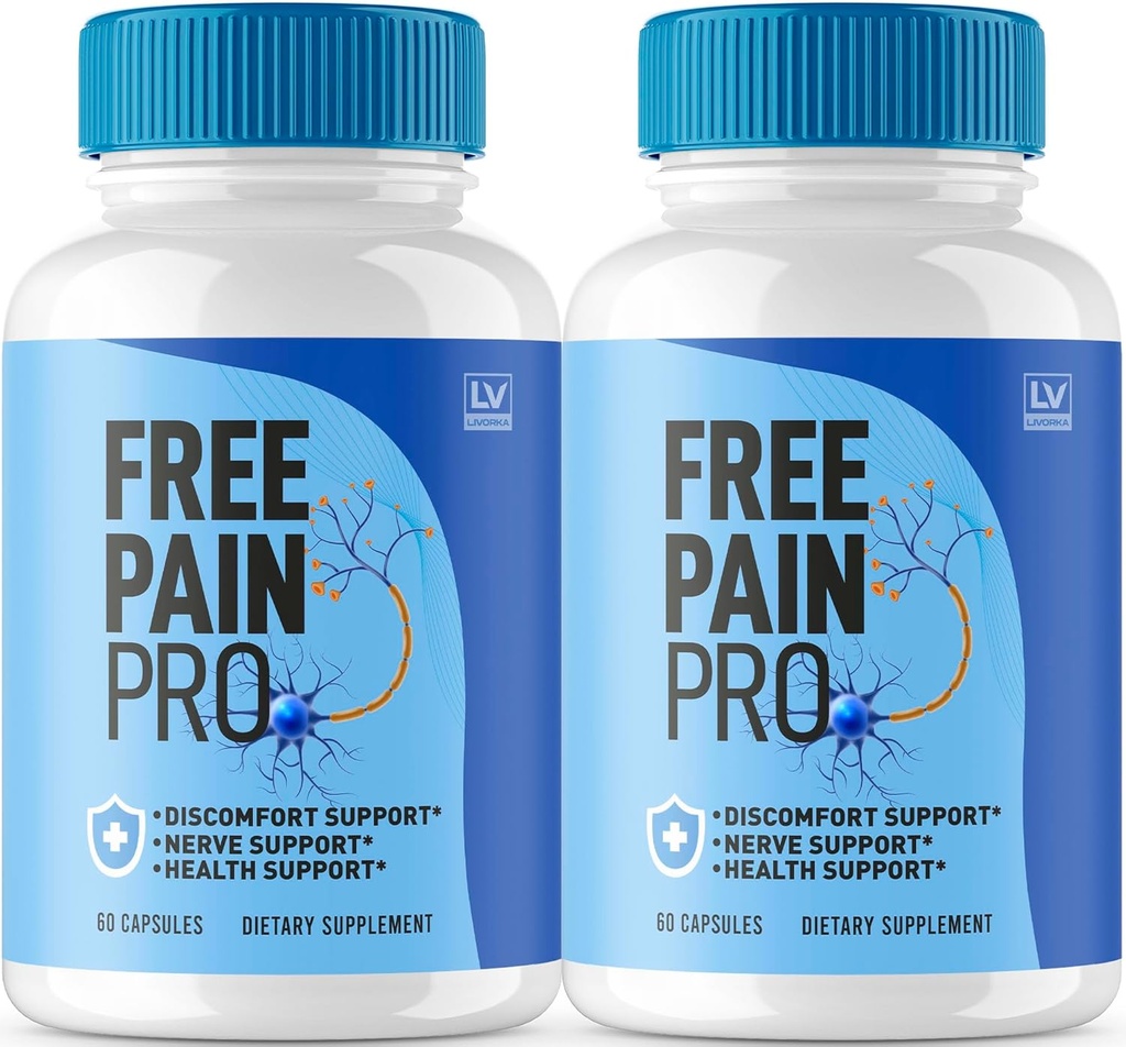 (2 ambalaj) Pauză gratuită Pro Capsule, Pain Free Free Supplement Capsule Advanced Formula, Pain Free Pro Pastile toate naturale pentru a sprijini wellness global, Pain Pro Formula de revizuire, 120 capsule