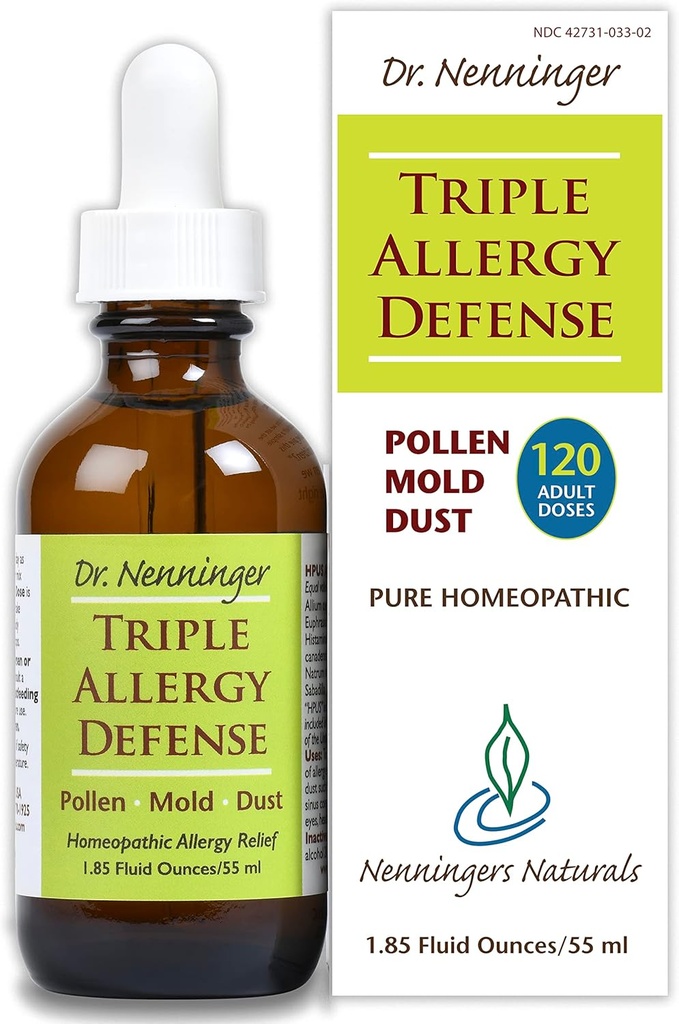 Aparare alergii triple 120 doze Multi-Simptom ajutor praf Polen Mold