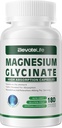 Glicinat de magneziu 400 MG per Serving 100% Chelated for High Absorbtion, Gentle On Stomac, Non-GMO, 180 Capsule vegetariene