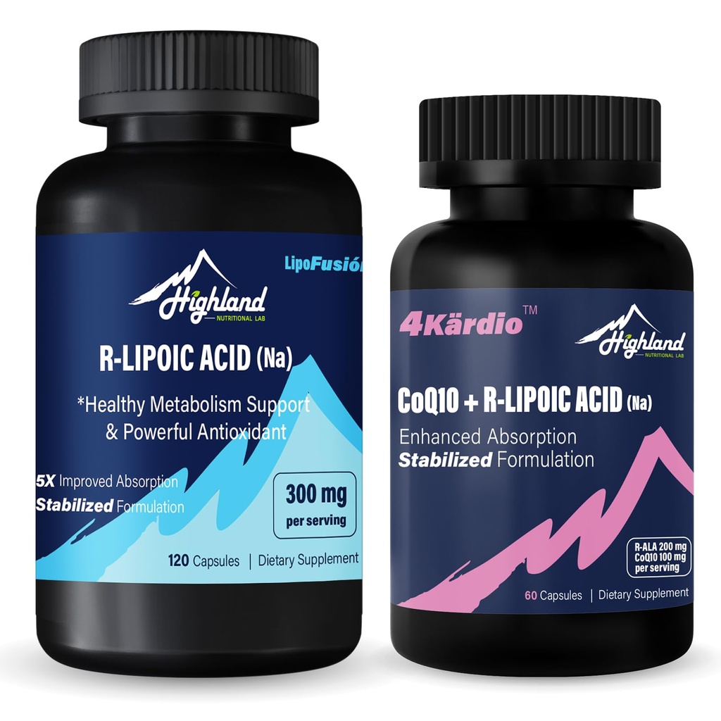Acid R-Lipoic (Na) + CoQ10 și acid R-Lipoic (Na) Bundle