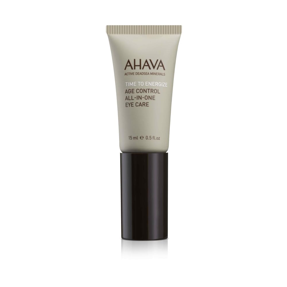 AHAVA Timp pentru a activa controlul asupra vârstei bărbaților All-in-One Eye Care - Refreshing & Hydrating Gel la Smooth Undereye Area, Reduce cercuri întunecate, cu Osmoter, Aloe Vera, Cafeina, Peptides & G-Force, 0.5 Fl.Oz
