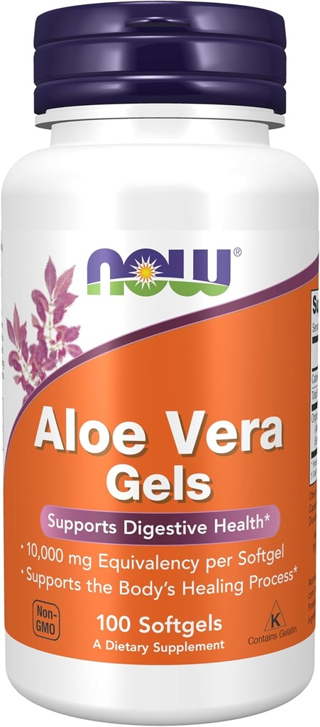 ACUM Aloe Vera Gels, 10000 mg, 100 Softgels (Pachet de 3)